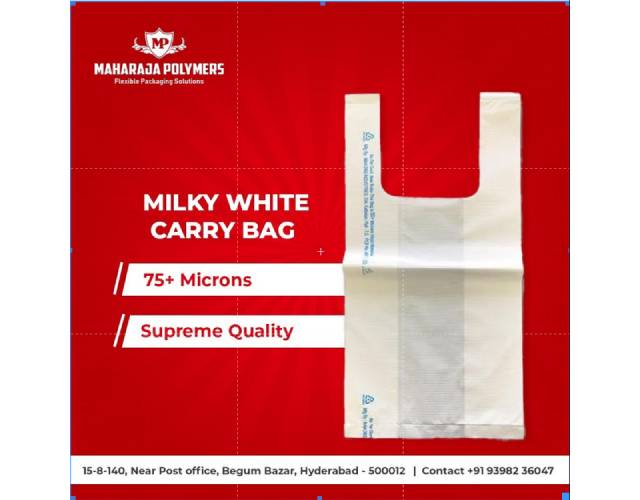 HM MILKY WHITE CARRY BAG